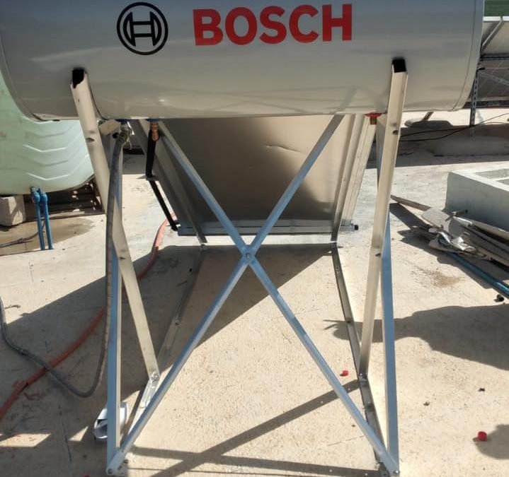 Installation thermique et photovoltaïques d’un Chauffeau solaire de 200 L marque Bosch